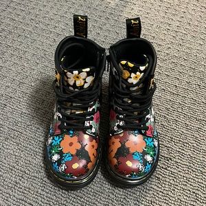 Dr. Martens floral print boots